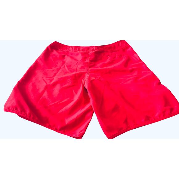 HOLLISTER CALIFORNIA SWIMWEAR TRUNKS, DRAWCORD, VELCRO FLY, MENS, M, RED, POCKET - Picture 6 of 11